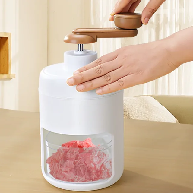 Household Manual Small Shaved Ice Machine Smoothie Hand-cranked Ice Machine Fruit Milkshake Smoothie Machine 3