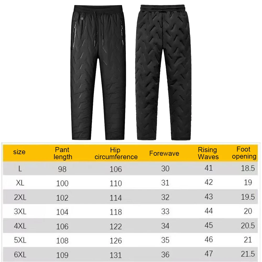 2023 Winter Thermal Hiking Pants Heating Underwear USB Electric Heated Pants Ski Wear Heater Sports Thermal Motorcycle Pants 5
