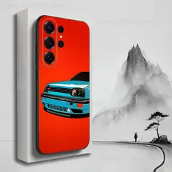 Volkswagen Golf Cool Black Soft Silicone Car Design Case - SamsungS25ULTRA (Z1)