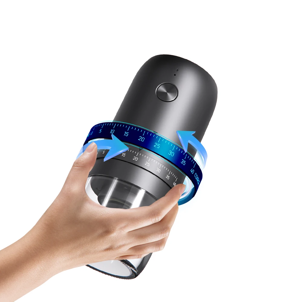 Wireless Coffee Grinder 40 adjustable grinding Settings Portable Electric for Espresso French press