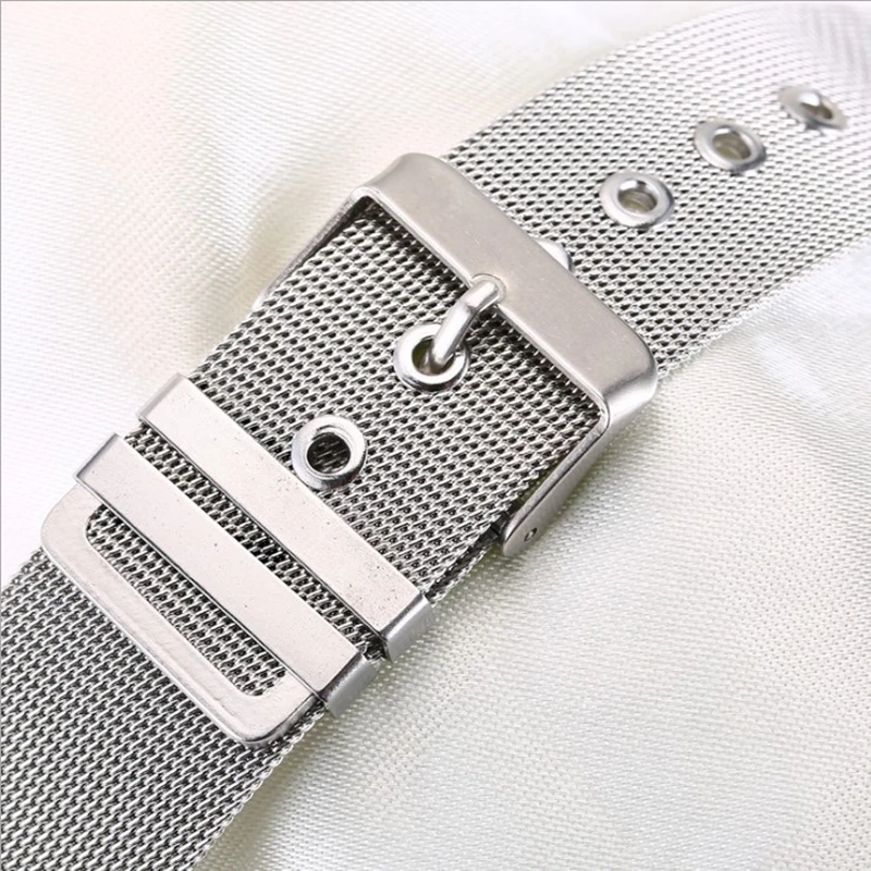 10mm 12mm 14mm 16mm Metal Strap for Men Women Replacement Bracelet Solid  Watch Band Thin Stainless Steel Wrist Band Accessories - AliExpress