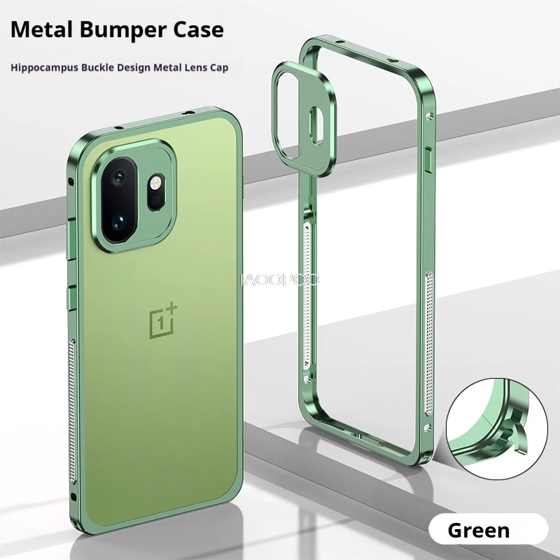Ultradünnes Aluminiumrahmen-Metall-Bumper-Case für OnePlus 15T 15R 15 13R 13 13T 13S ACE 6 6T Nord5 mit Linsenschutz aus Metall. – Detail 11