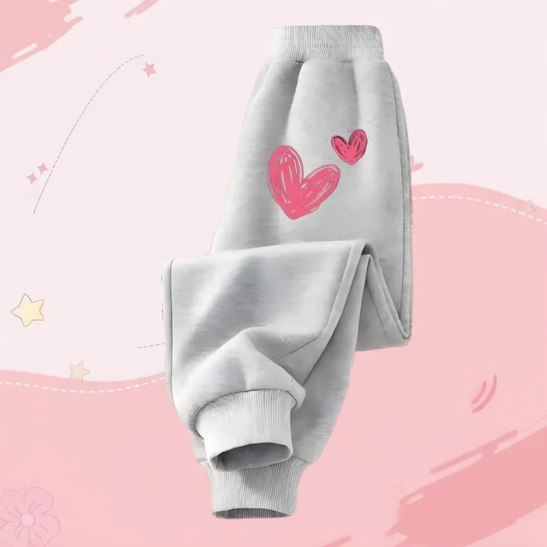 Frühling und Herbst Mädchen Casual Hosen Mode Gedruckt Kinder Hohe Taille Sport Hosen Kinder Bequeme Jogger Jogginghose Neue – Detail 7
