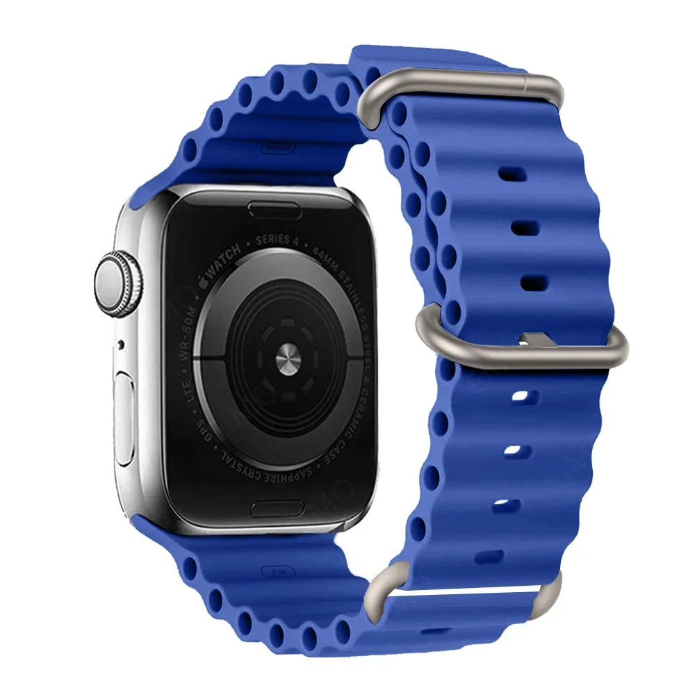 Versatile Silicone Bracelet for Apple Watch - Multiple Sizes