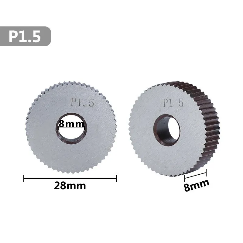 Lathe knurling tools 1.5mm HSS anti slip single straight coarse diameter 28mm for metal lathe wheel knurling tool set
