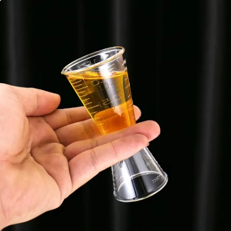 Cocktail Shaker Measuring Jigger Stainless Steel Measuring Cup 1PC For Home Bar Party