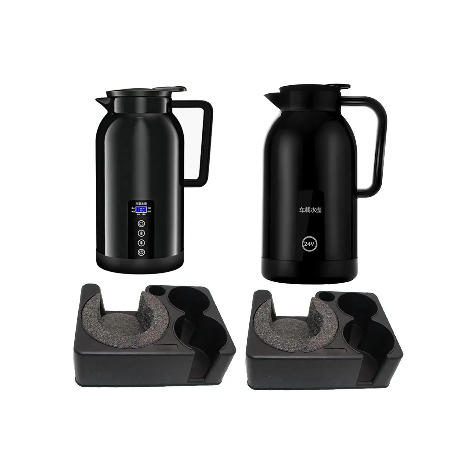 

304 Stainless Steel Electric Car Kettle Vacuum Insulation for Water Tea Coffee