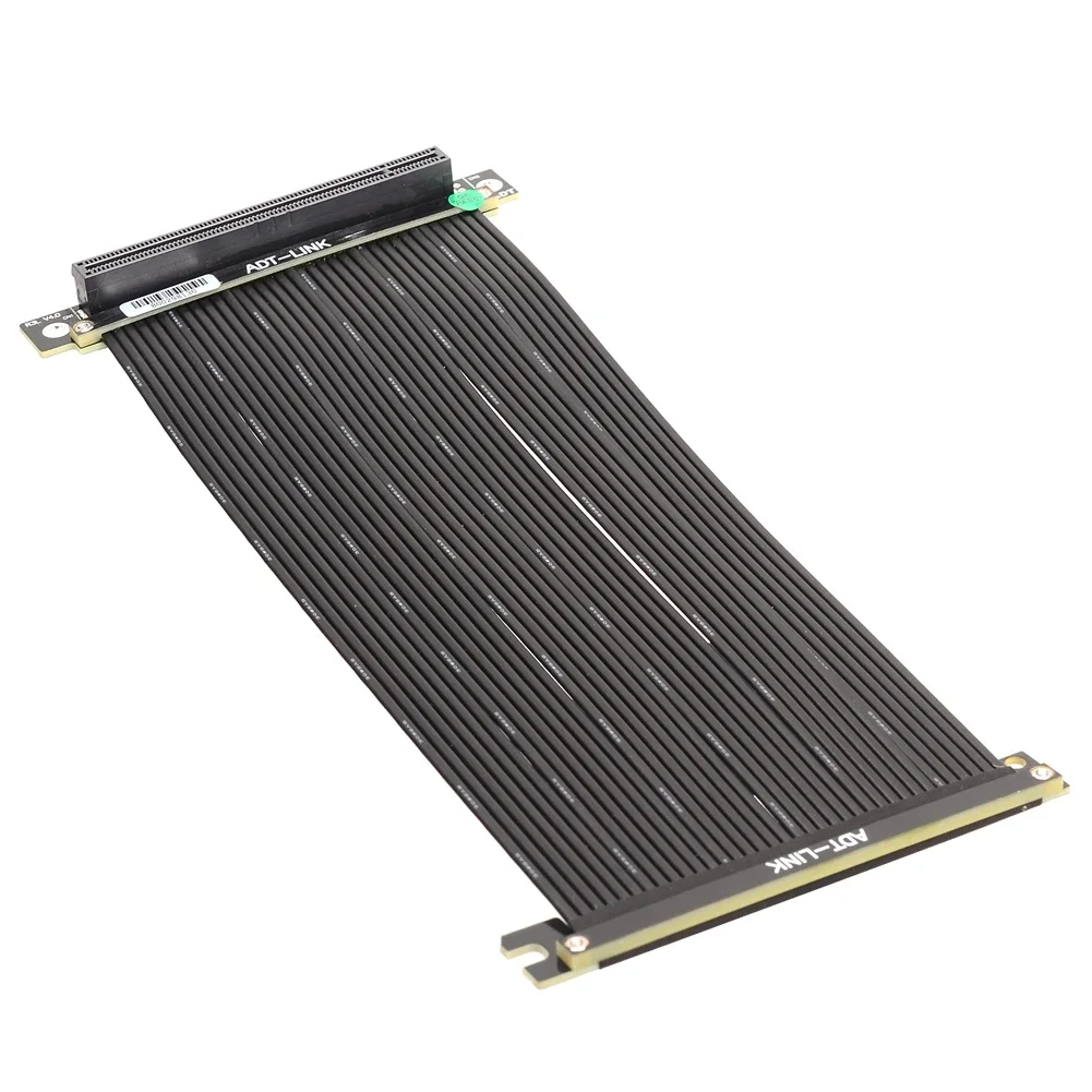 Cabo Blindado da Extensão da Placa Gráfica do Riser Rtx 3.0 de Pcie 3060 X16 da Velocidade Completa Único Reverso 90 Graus Gpu para o Chassi de Atx - Imagem 4