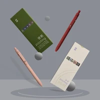 5pcs High-quality Retractable Gel Pen 0.5mm Quick Dry Black Ink Pen Fine Tip Smooth Writing Cutes Pen School Office Supplies 2