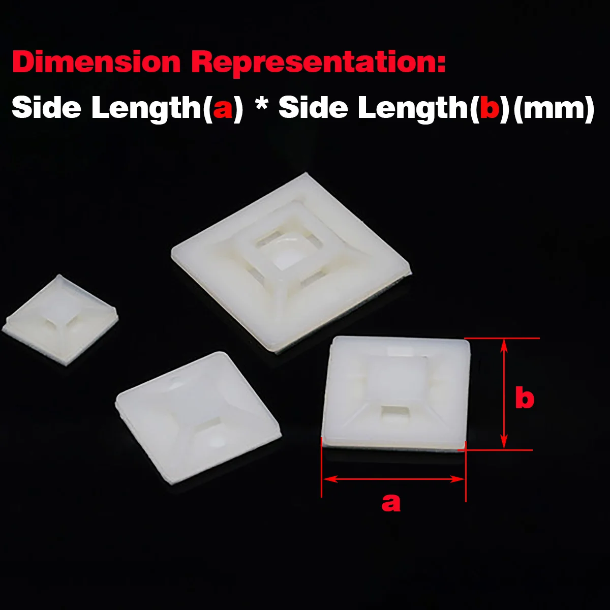 

Cable Tie Fixing Seat / Adhesive Self-Adhesive Suction Cup Positioning Piece