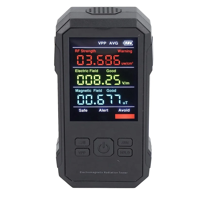 

Измеритель EMF, ручной цифровой ЖК-детектор EMF для домашней проверки EMF, офиса, улицы и Ghosthunting