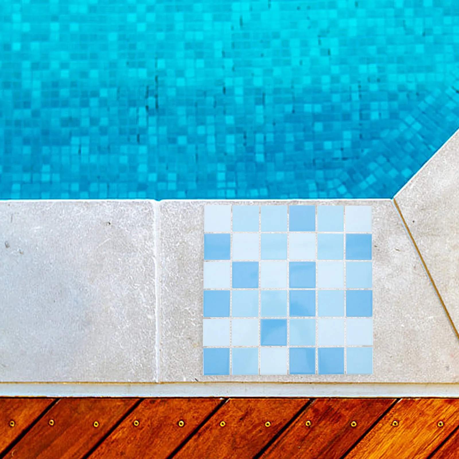 36개 세라믹 모자이크 타일, 수영장, 주방, 욕실 백스플래시 장식 타일, 세라믹 타일, 수영장 타일