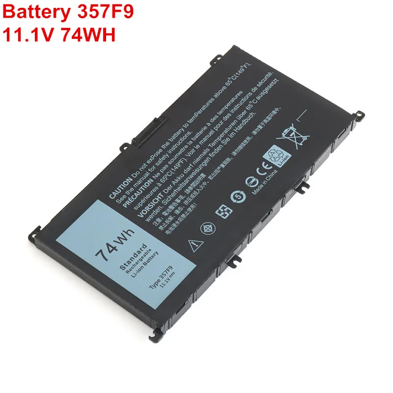 

New Original 357F9 Battery Laptop Notebook 11.1V 74Wh For Dell Inspiron 15 7000 Gaming Series 5576 5577 7000 7557 7559 7566 7567