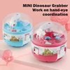 Mini Claw Machine Catch Dinosaur Game Mini Gadgets Dinosaur Catcher Toy Capsule Toy Hand-Eye Game Activity Toys Children Toddler 3
