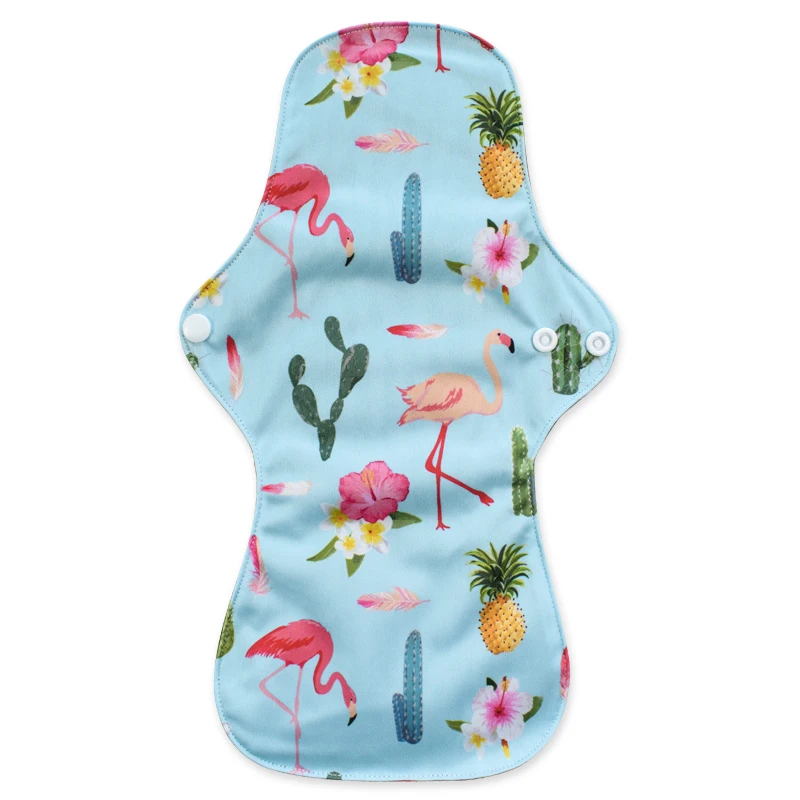 1Pc Reusable Cloth Menstrual Pads for Monthly Women Bamboo Charcoal Washable Sanitary Towels Panty Liners for Period sanitary pads
