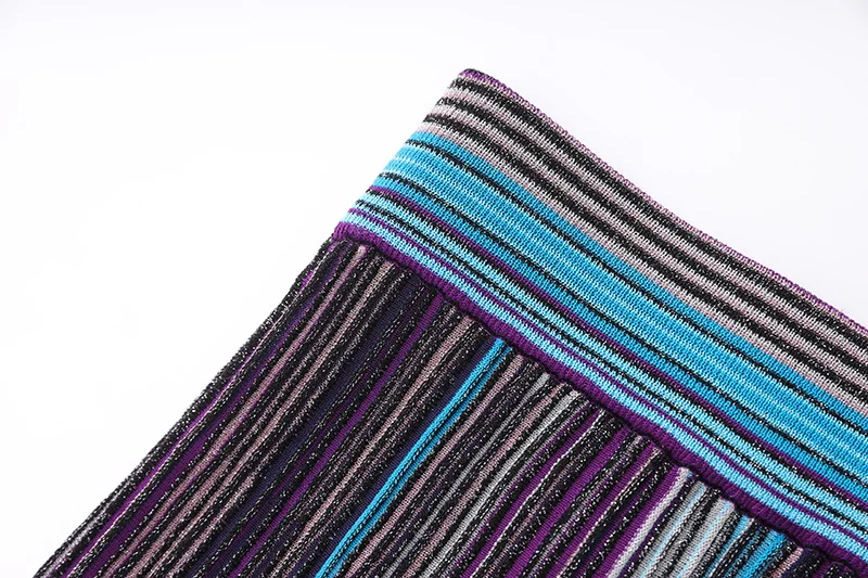 Knitted 2 Piece Set Female Long Sleeve Button Design Multicolour Splicing Pullover Bodycon Skirt Autumn Gentle Chic Suits S8a7a78a517e84046afd42a01cdf90437n