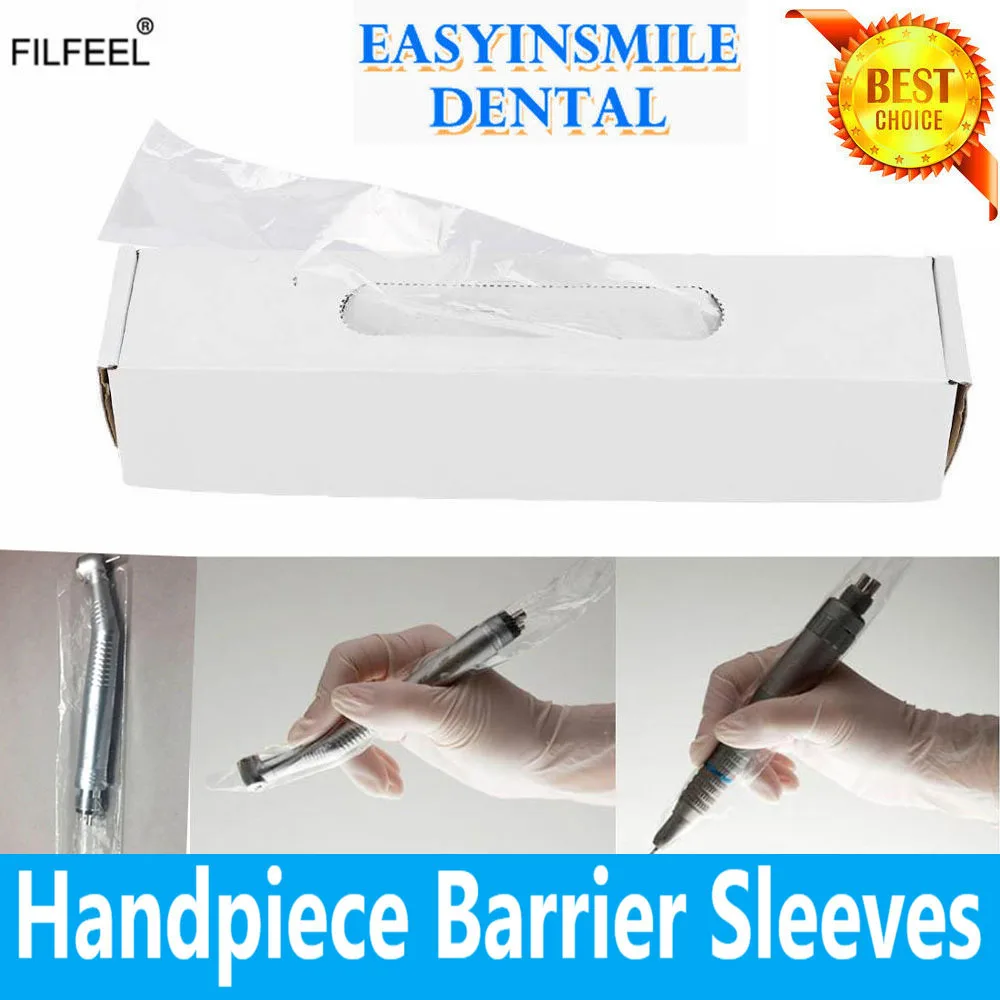 500pcs/set Disposable Dental Digital Sleeves Cover Durable Plastic