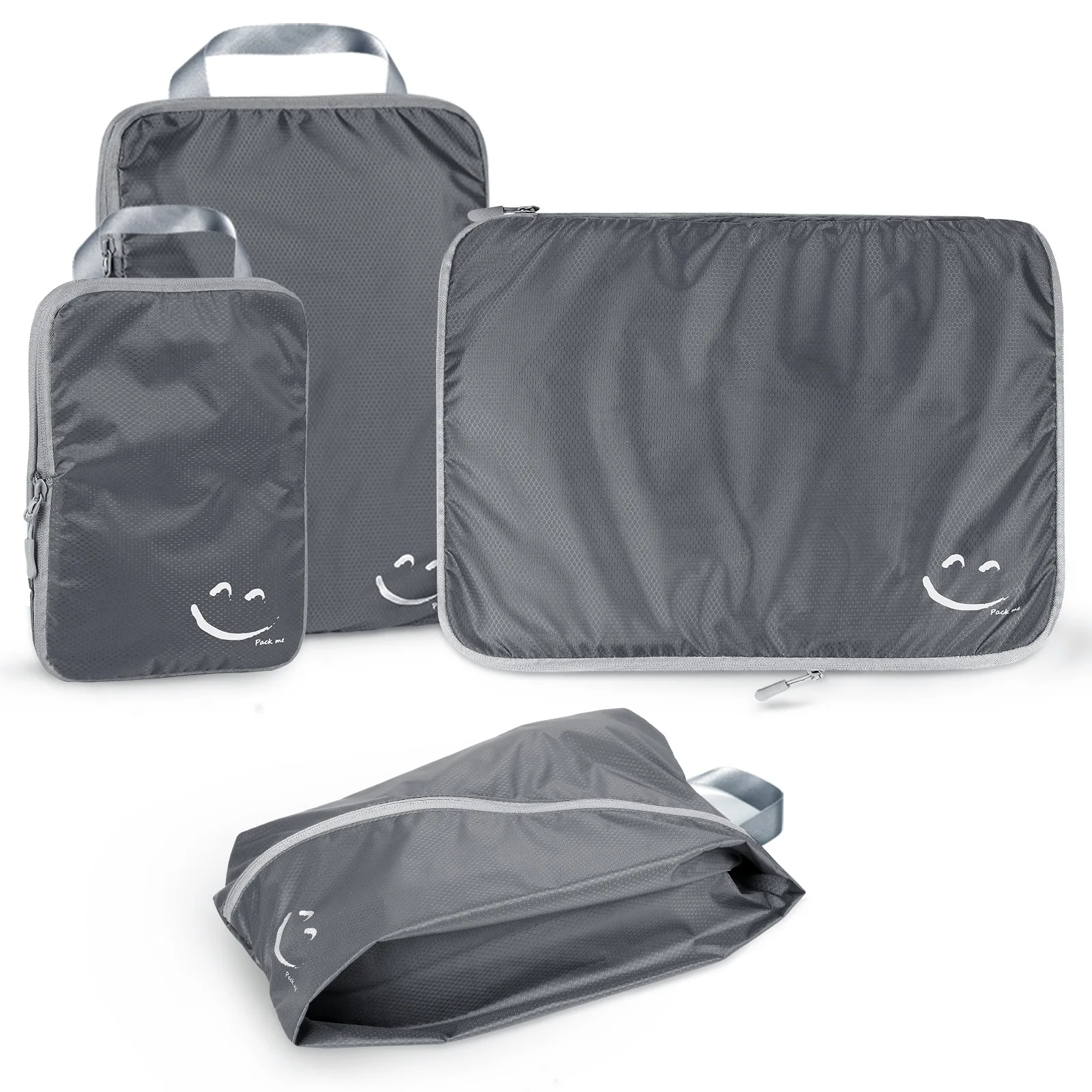 Packing Cubes Compression 5 Cubi Da Imballaggio A Compressione, Organizer Da Viaggio Cubi Viaggio Leggeri
