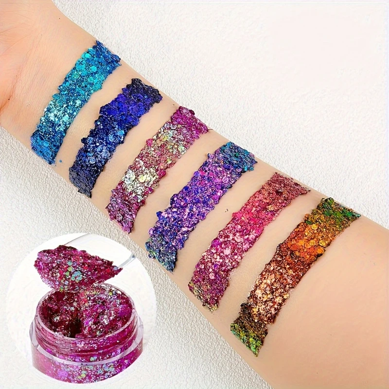 Long-Lasting Body Glitter Gel Tags: 2