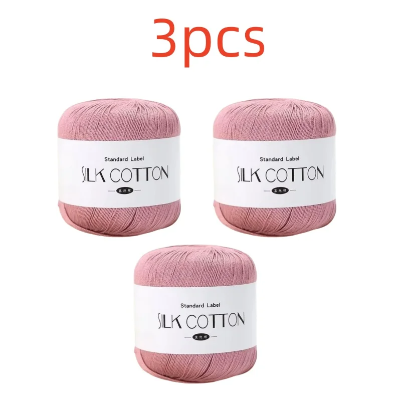Silk Lace Cotton Milk Crochet Yarn - Soft & Warm Hand-Knitting Thread