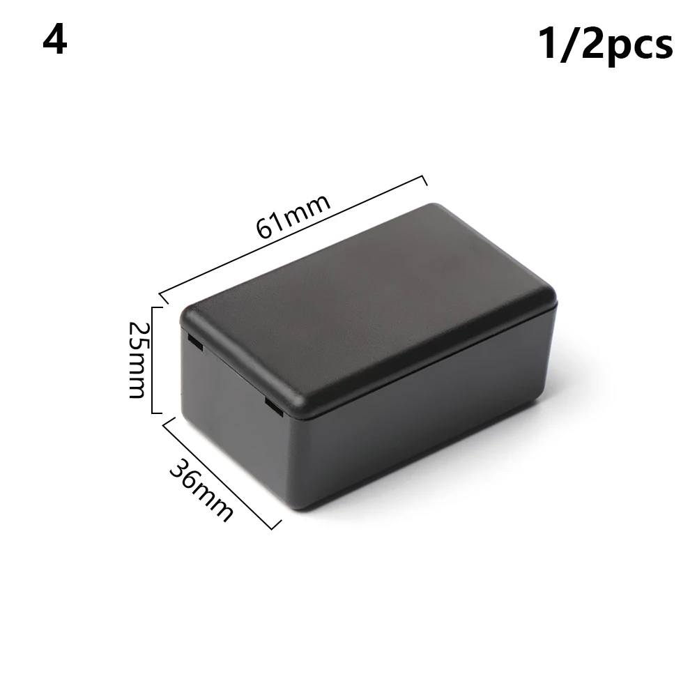 能管　黒色 樹脂製 専用プラスチックケース付き Absプラスチックip67ボックス防水プロジェクトボックス黒防塵