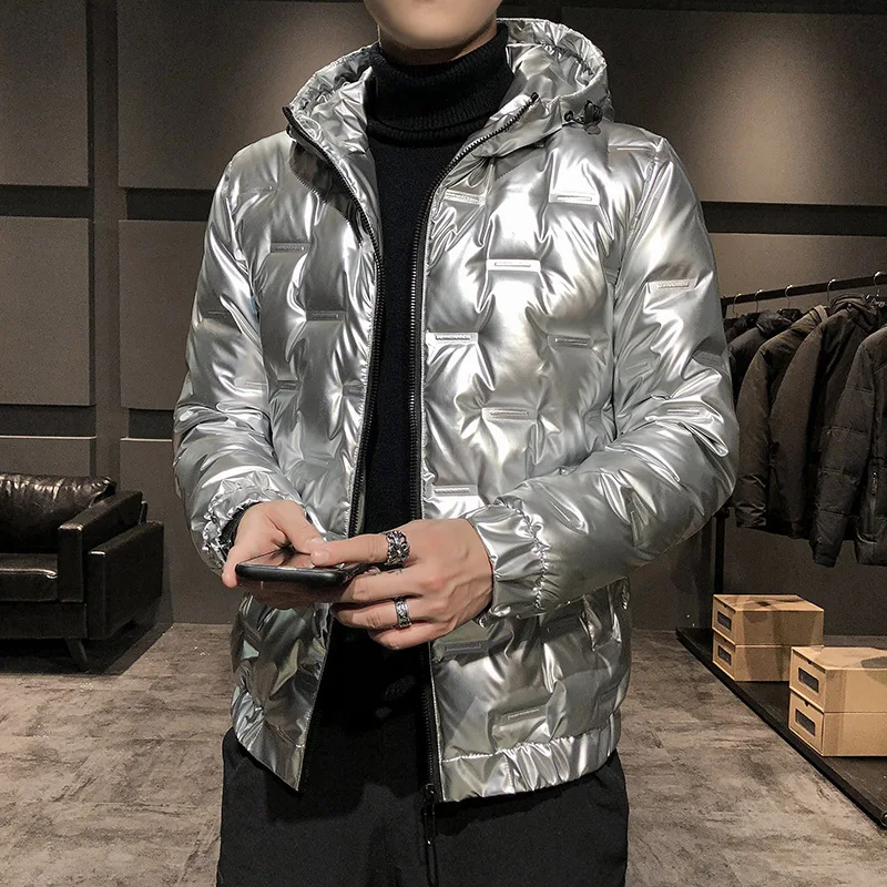 

-30 Degree Winter White Duck Down Jacket Men Bright Keep Warm Thicken Coat Waterproof Windbreaker Men Clothing Down Parka Jacket