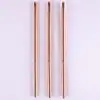 Rose Gold Nail Art UV Gel Liner Painting Brushes Drawing Flower Striping Design Manicure Tools Kits 7/9/11mm 5