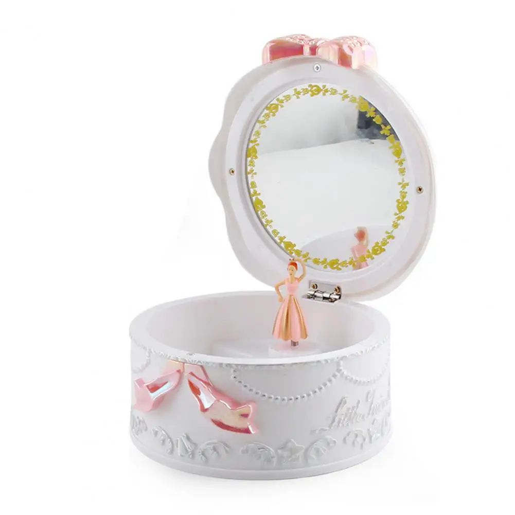 Rotating Music Box Plastic Jewelry Storage Innovative Girls Ballerina music box,carousel music box