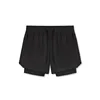 Men's Summer Gym Fitness Sport Double-deck 2 in 1 Shorts Quick Dry Running Workout Jogger Short Pants Bodybuilding Sweatpants 6