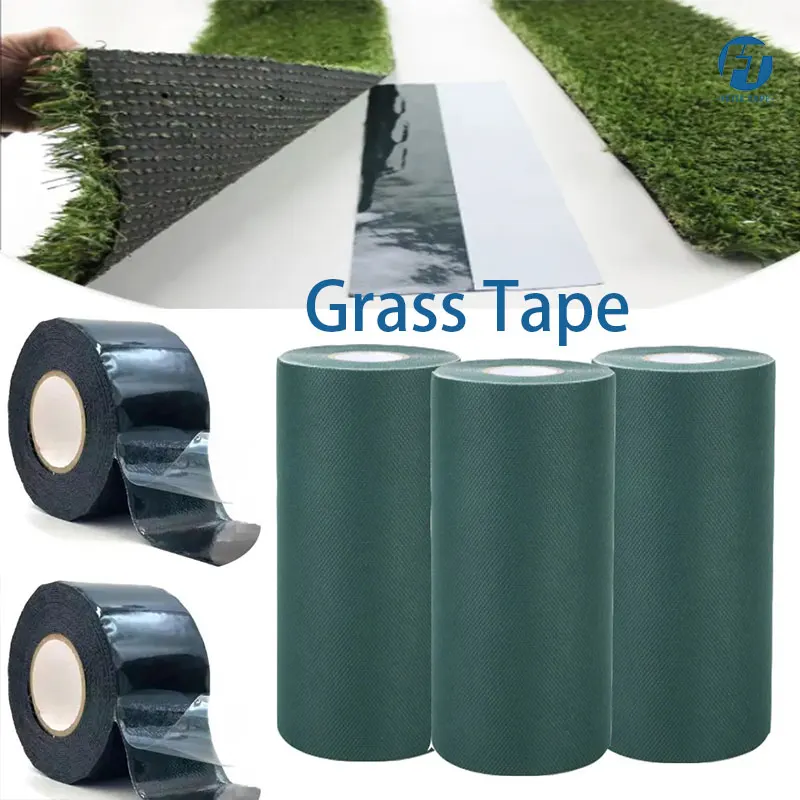 Artificial Grass Seam Tape for Lawn Glue-free Garden Lawn Green Tape Synthetic Lawn Grass Carpet Fixed Connection Tape