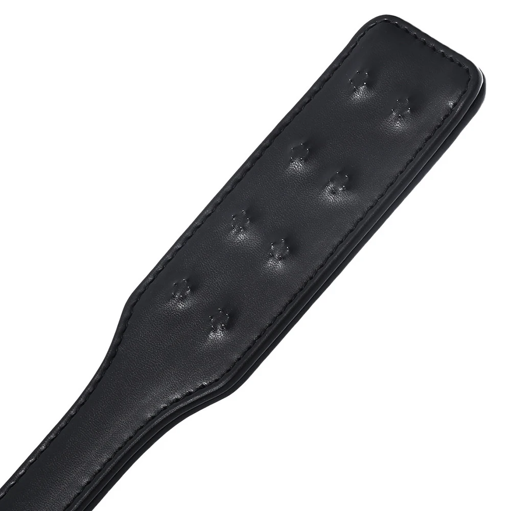 32CM Enhance Pain Stainless steel Spikes PU Leather Spanking Paddle Slapper Whip for Horse Training 3