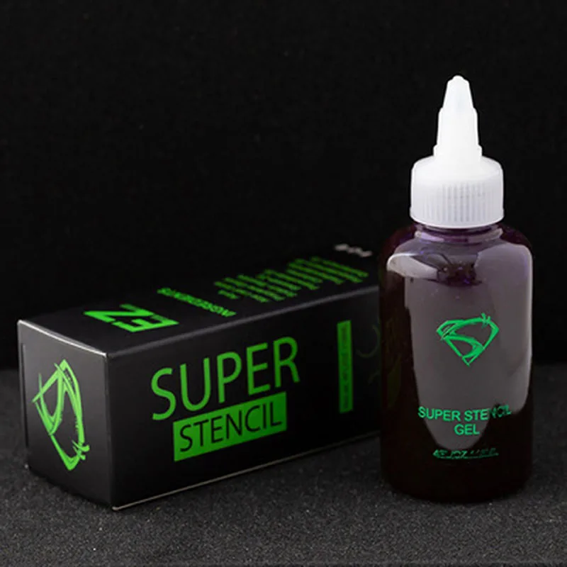 SUPER STENCILGEL Tattoo Equipment Transfer Paper Transfer Gel EZ Gel Oil 4OZ Purple Transparent 118ml/bottle