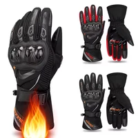 Winter Men's Motorcycle Gloves Touch Screen Off-road Gloves Motorcycle Full Finger Gloves Windproof Warm Riding Gloves M-2XL