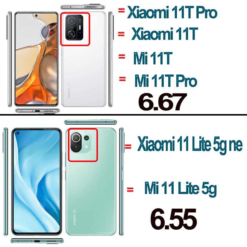 Funda Para Xiaomi 11T / 11T Pro + Cristal 9d