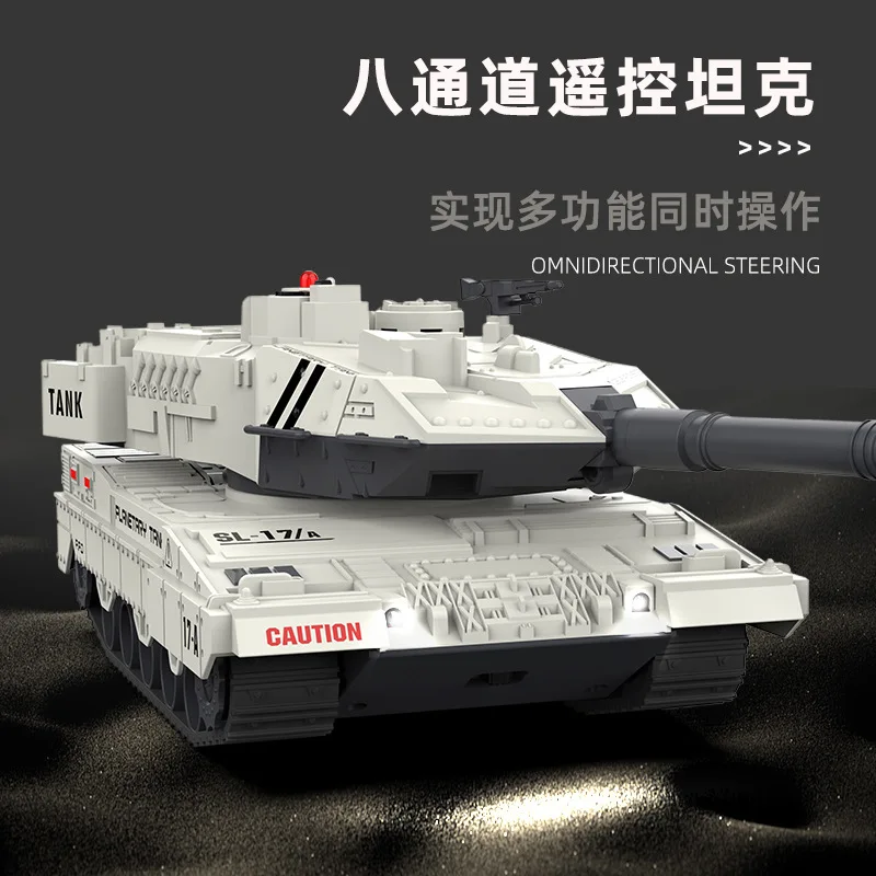 Water Bomb Tank  2.4G Remote Control Track  Multi functional Tank Water Bomb Tanks Shooting Competition Toys For Boys 3