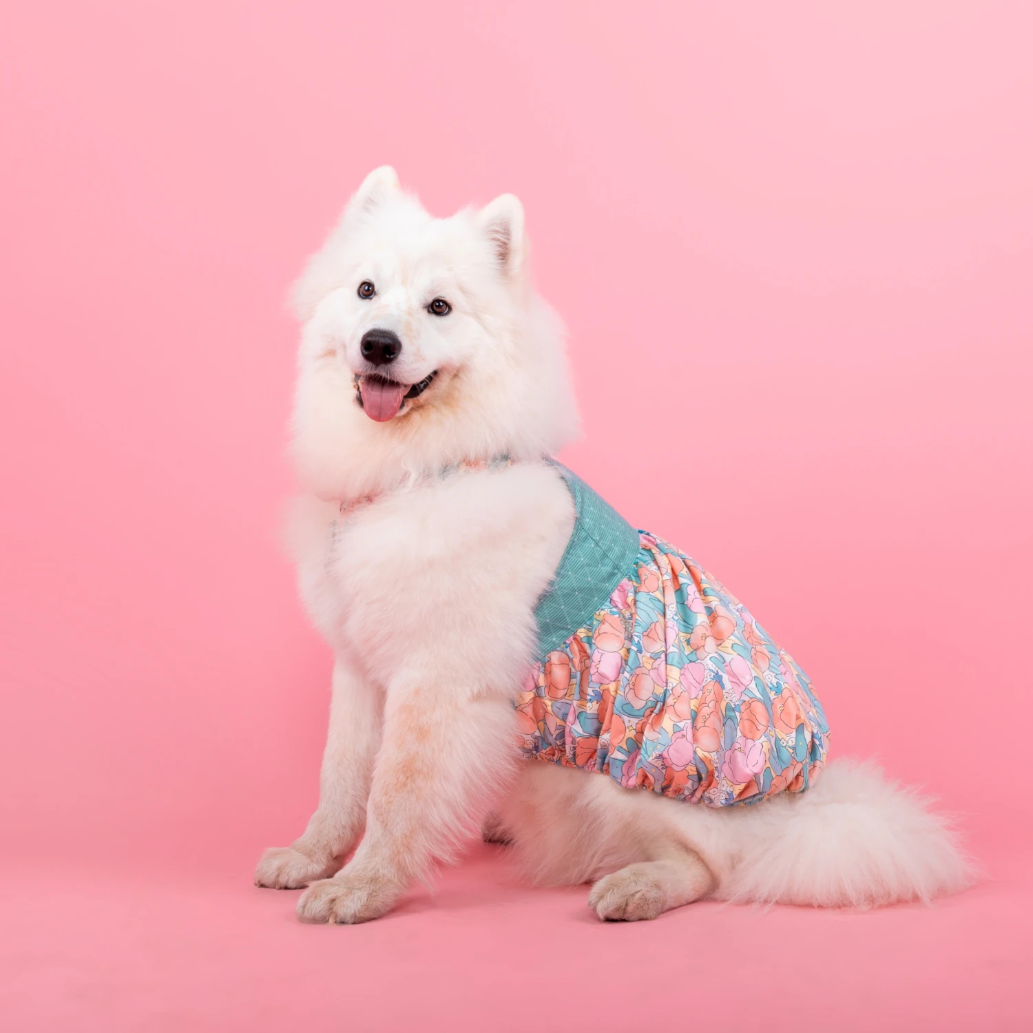 Soft Pet Dog Floral Dress - PeticaDeals
