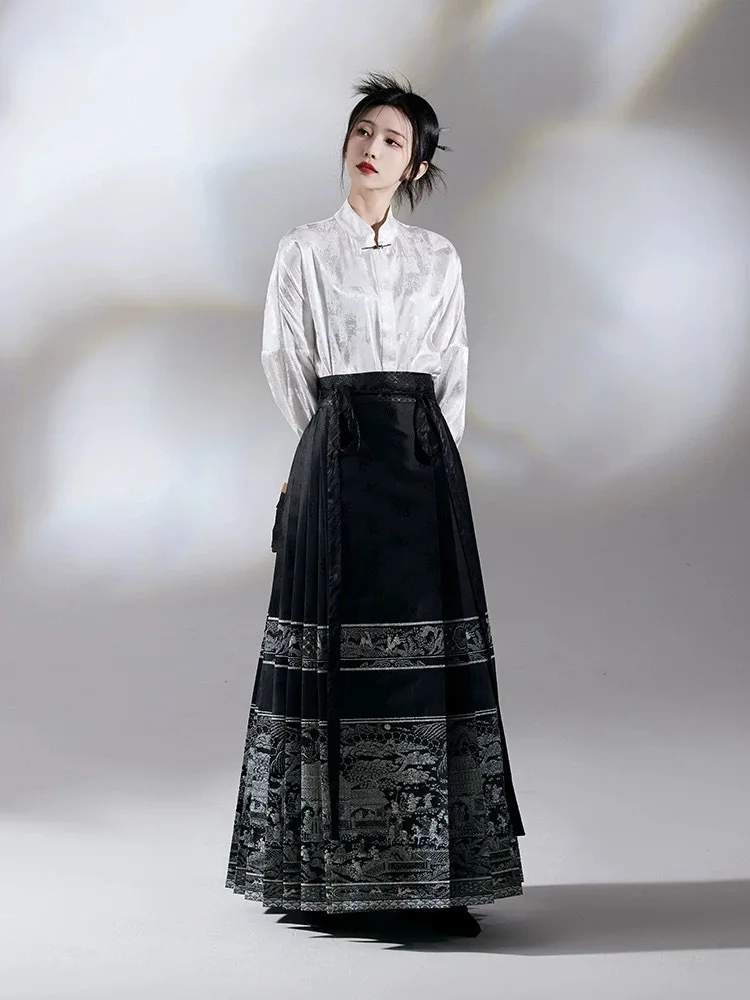 

Dress Skirt Dating Leisure Traditional Women Casual Chinese Style Fashionable Horse Faced Light Long Universal