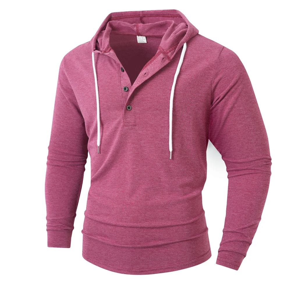 Autumn Mens Hooded Sweatshirt Long Sleeve Pullover