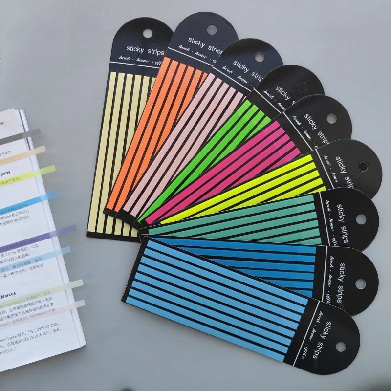 160 Sheets Transparentes Sticky Notes Self-Adhesive Annotation Read Books Bookmarks Tabs Notepad Aesthetic Stationery Index Tabs 5