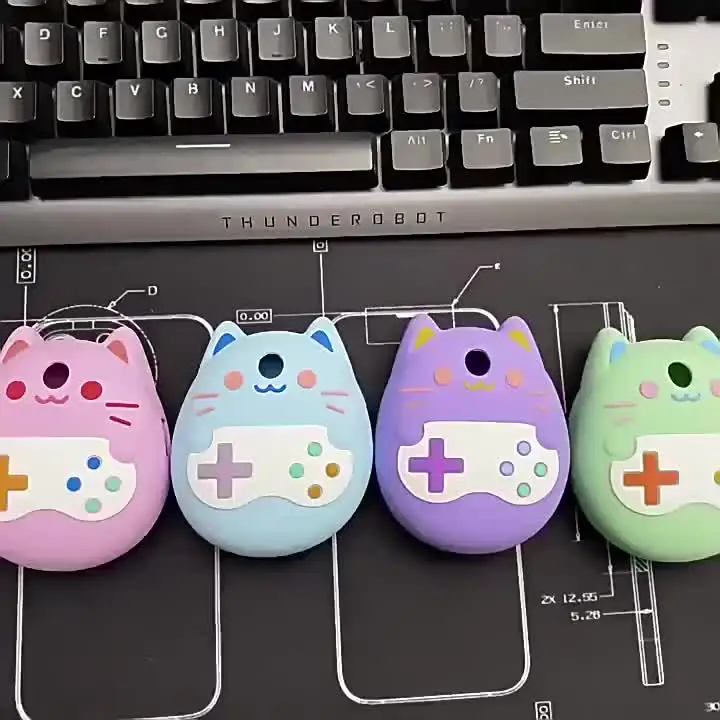 Tamagotchi Paradise Hülle Aus Silikon - Stoßfester Schutz Mit Schlaufe In Lila