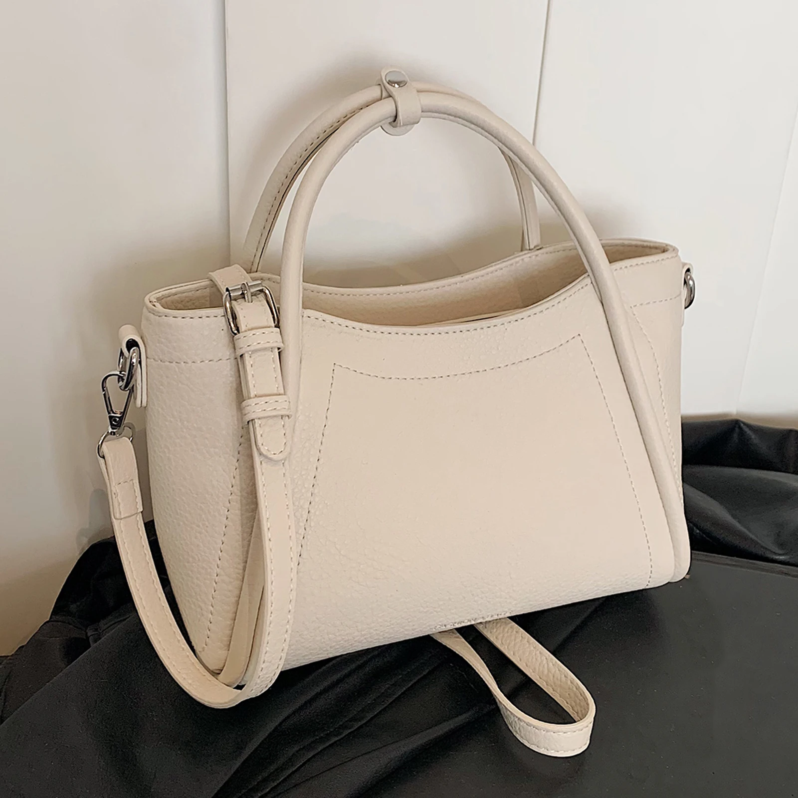 Outdoor Travel Bag Solid Color Casual Commuter Bag Large Casual Tote Handbags for Girls Woman Birthday Gifts