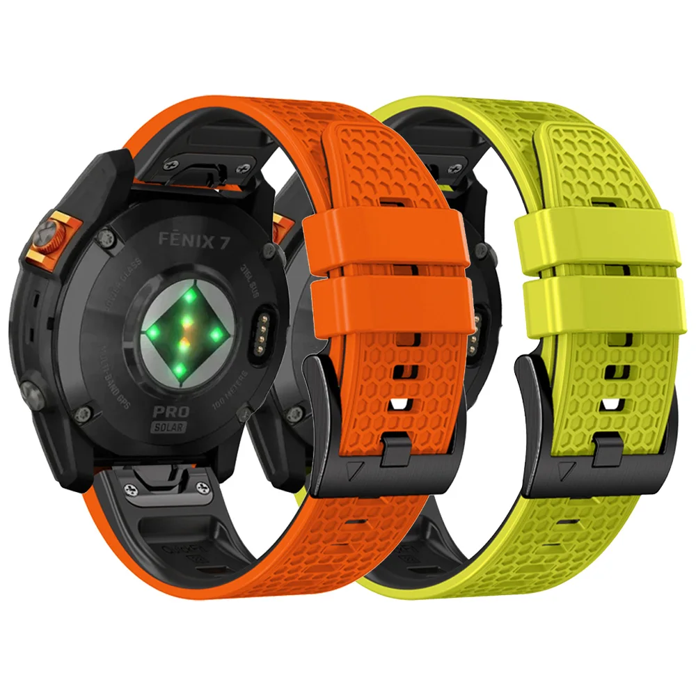 Cinturini Sportivi In Silicone Quickfit 22Mm 26Mm Per Garmin Descent Mk3I 51Mm Mk2/1 Band Per Cinturini Garmin Enduro 2 Marq/Epix Gen 2