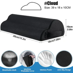 Ergonomic Comfort Foot Rest for Enhanced Leg Support and Pain Relief (Cloud)