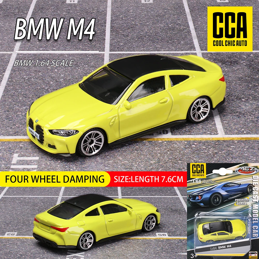 CCA MSZ 1:64 BMW M4/M4 GT3/Z4 M40i/M850i classic car static car