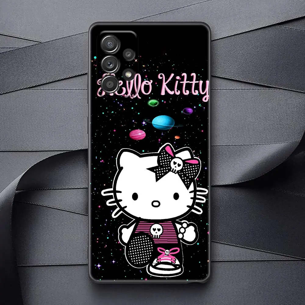 thumbnail image 1 of Funda trasera de silicona para Samsung Galaxy, carcasa bonita de Hello Kitty, Gato rosa, A33, 5G, A52, A53, A72, A73, A52S, A71, A32, A33, A34, A54, A51, A25, A42, 1 of 5