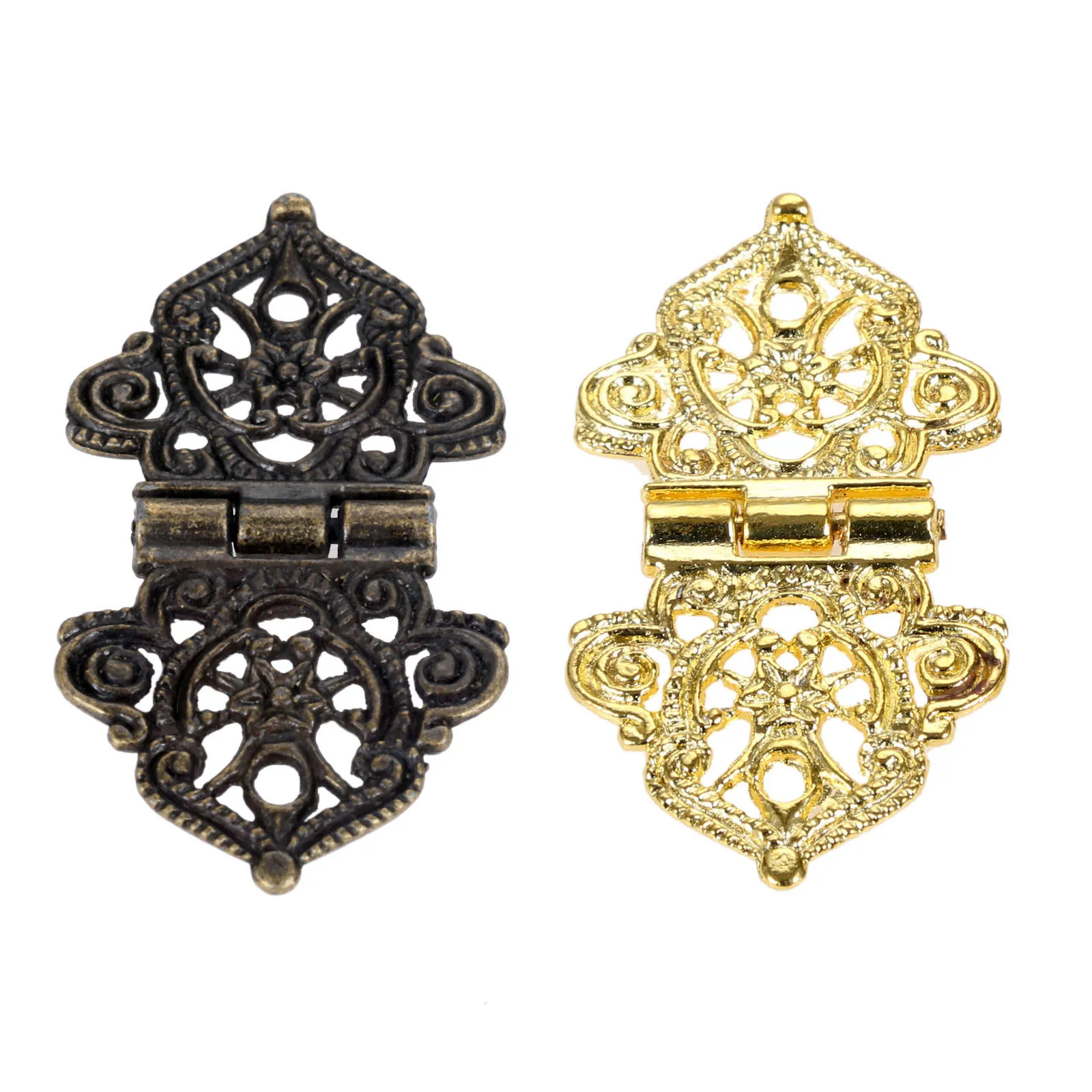 70x28 Mm Plate Charnière Anciennes Décoratives Ferrures