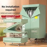 Электрическая сушилка для одежды 1500 Вт, новая сушилка для одежды, домашняя сушилка, студенческое общежитие, маленькая складная сушилка для одежды, синхронизация