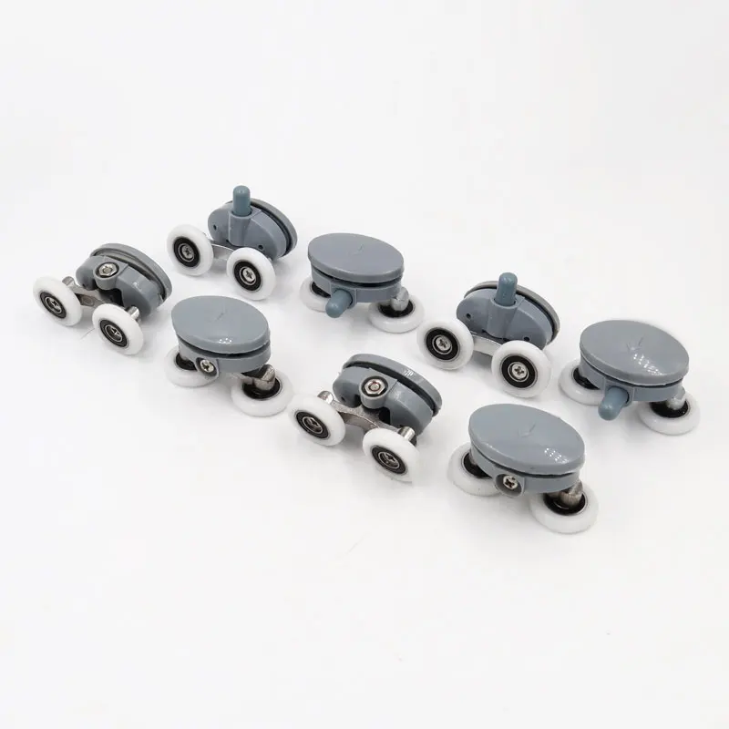 Shower Rooms Cabins Pulley 8pcs/lot shower room rollers shower door rollers sliding door roller shower room pulley sliding door pulley