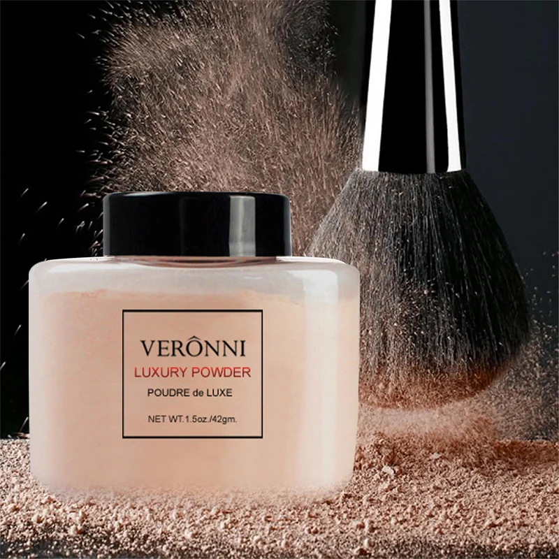 

Banana Powder Bottle Loose Powder Authentic Banana Luxury Powder for Women Face Foundation Oil-Control Waterproof Beauty Makeup