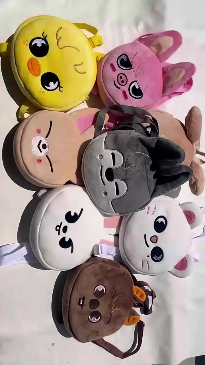 SKZOO Kpop Stay Backpack Plush Bag Kpop Backpack Wolf Rabbit